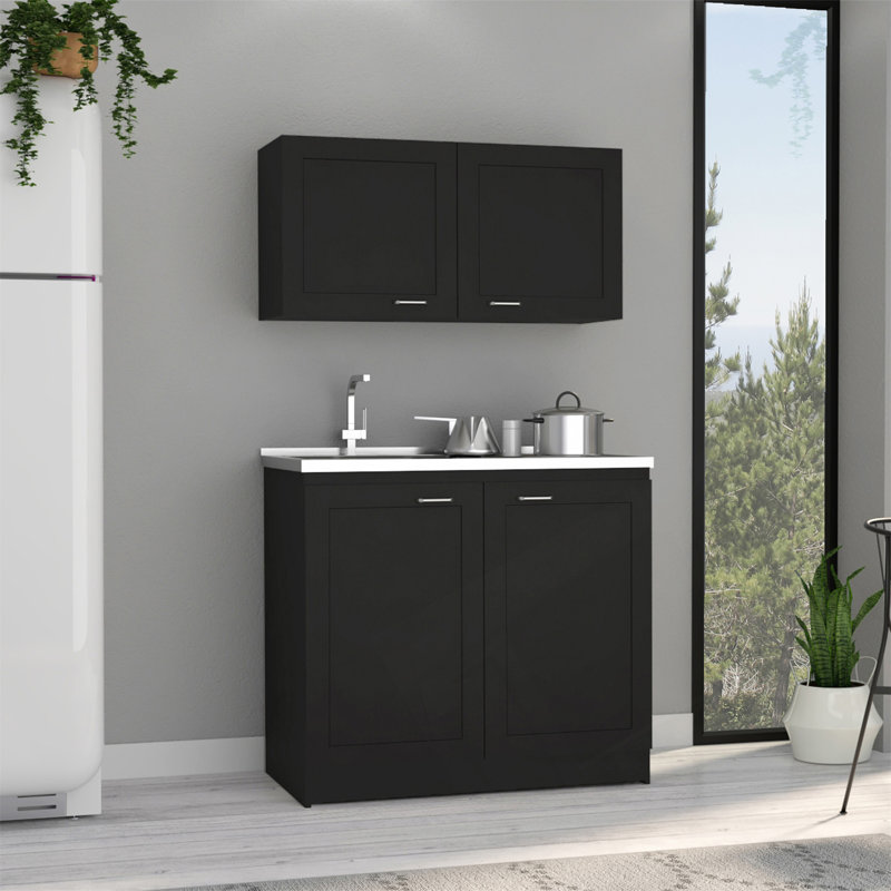 Ensemble d'armoire avec deux tablettes Zurich, solution de rangement moderne