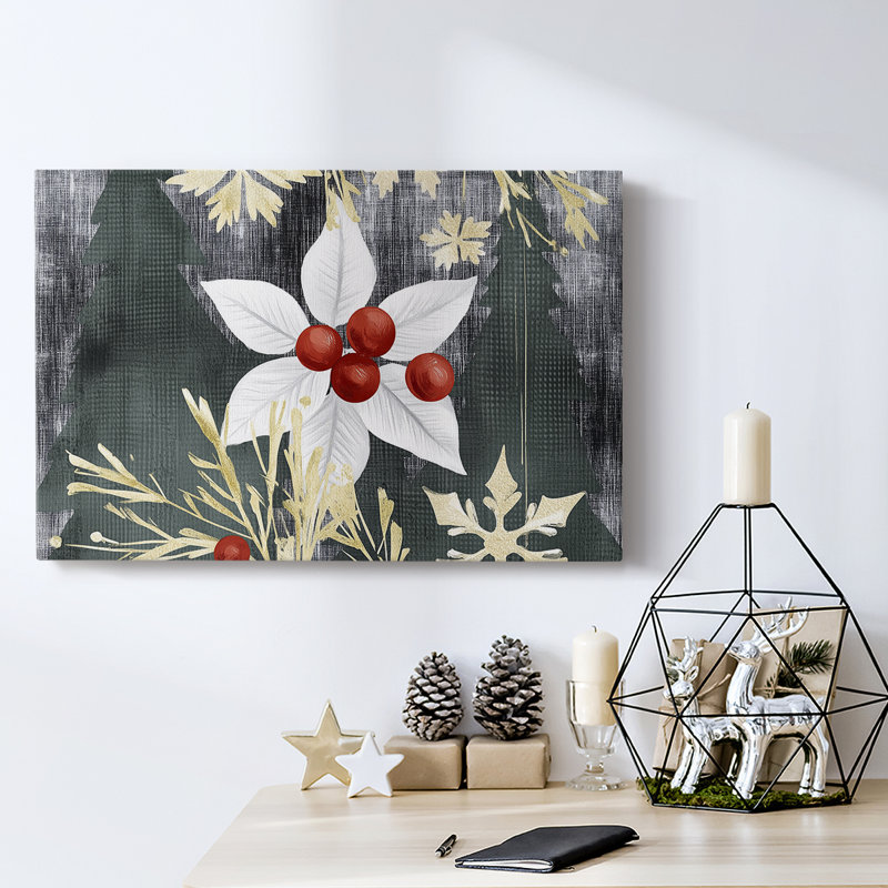 Christmas Holiday Arts - Toile tendue avec châssis XMA171728, H 40 po x l 60 po