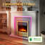 Castleton Fires & Fireplaces 110cm W Electric Fireplace with 6824.28 BTU-102762059