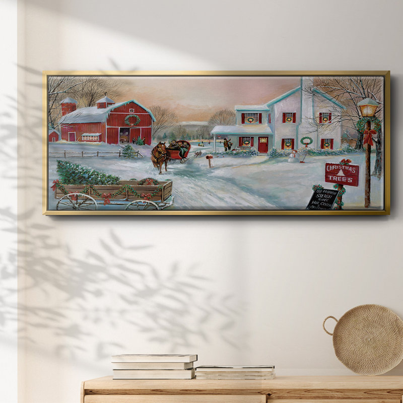 Christmas Tree Farm- Framed Canvas