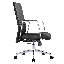 Fauteuil de bureau rembourré en cuir Waide-1404872406