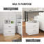 45cm W Engineered Wood Bedside Table