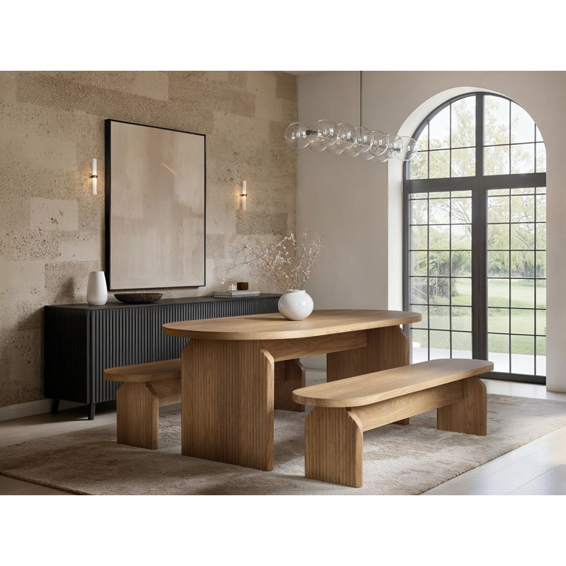 Upholstered Medium Density Fiberboard (MDF) Bench