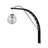 Kahmiya Steel LED Armed Sconce