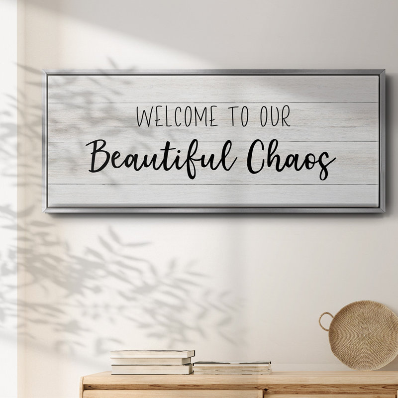 Beautiful Chaos - toile encadrée, H 8 po x l 20 po