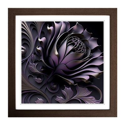 Lavender Flower Deco - Framed Print