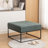 Cattibrie Leather Upholstered Square Ottoman-1863847719
