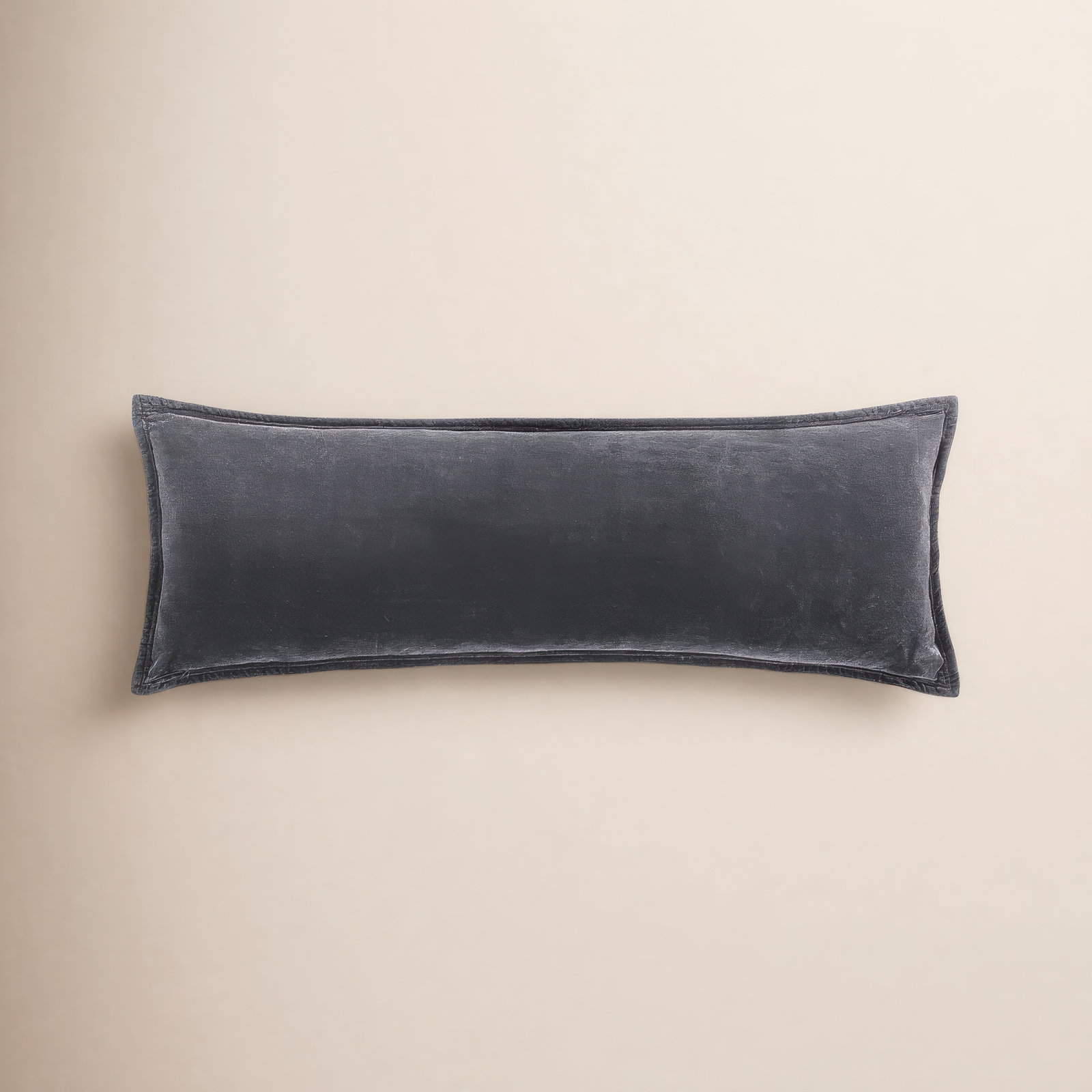 Stella 42" x 14" Throw Pillow, Slate