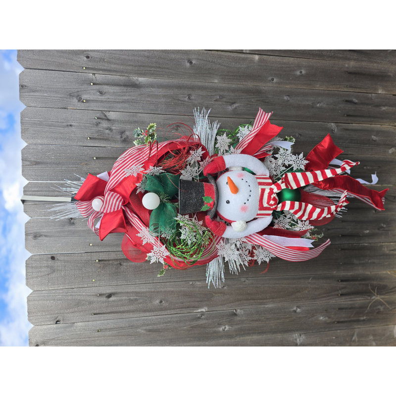 Large Snowman Wreath