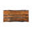 Solid Wood Top Metal Base Dining Table