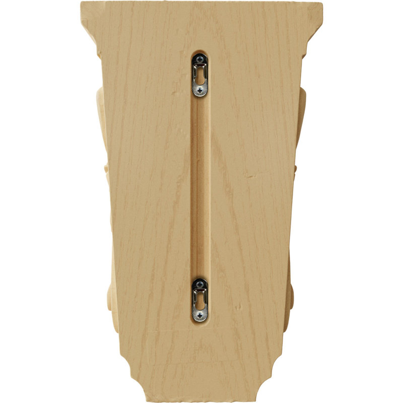 Corbeau en bois d'acanthe, Érable, L 5 po x H 10 po x P 5 po