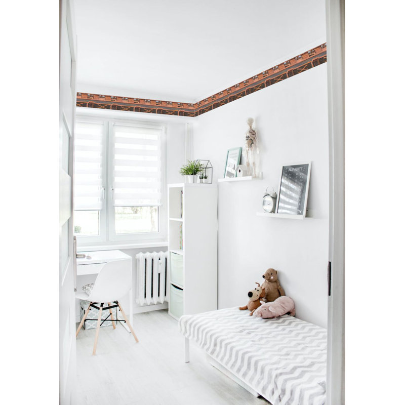 Bordure de papier peint L 15 pi x l 27 po Ashlee Nautical