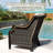 4-Pieces Wicker Outdoor Patio Furniture Sets Rattan Chair Wicker Set with Beige Cushion-1807556206