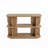 3-Tiered Wooden Shelf Console Table