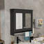 Armoire à pharmacie murale avec miroir et tablettes-477039270