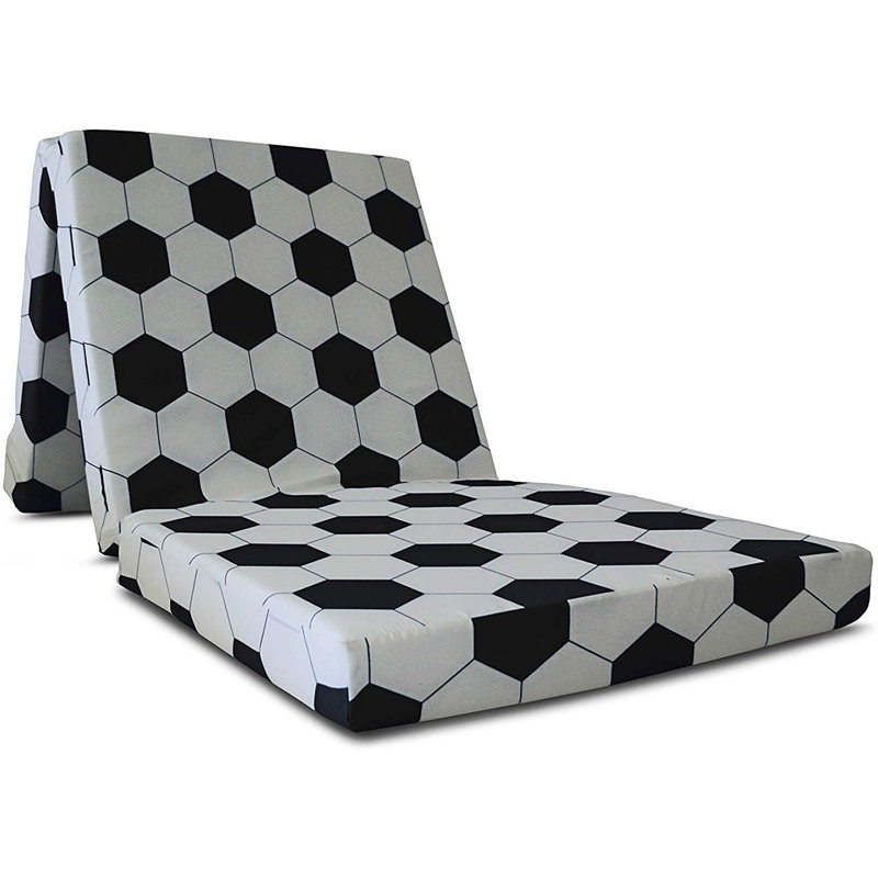 Dull Symple Stuff Foam Mattress, Black/White