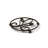 Cynthia Stainless Steel Round 1 Piece Trivet