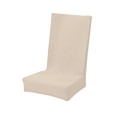 Soft  cushion Solid Color Brushed High Elastic Chair Cover  Soft And Comfortable Chair Seat Cover -proof And Dirt- Chair Slipcover Suitable For Dining Chair