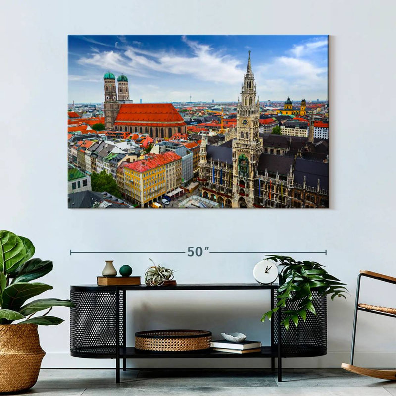 Rorry Munich Cityscape, 34" H x 51" W