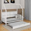 Lit simple avec lit gigogne-1281452701