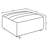 Benedic Square Upholstered Ottoman Dark Charcoal-671075614