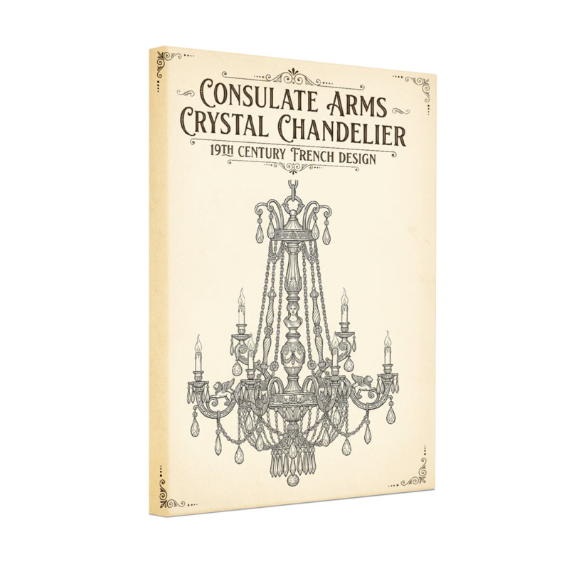 Lustre en cristal Fashion, H 30 po x l 20 po