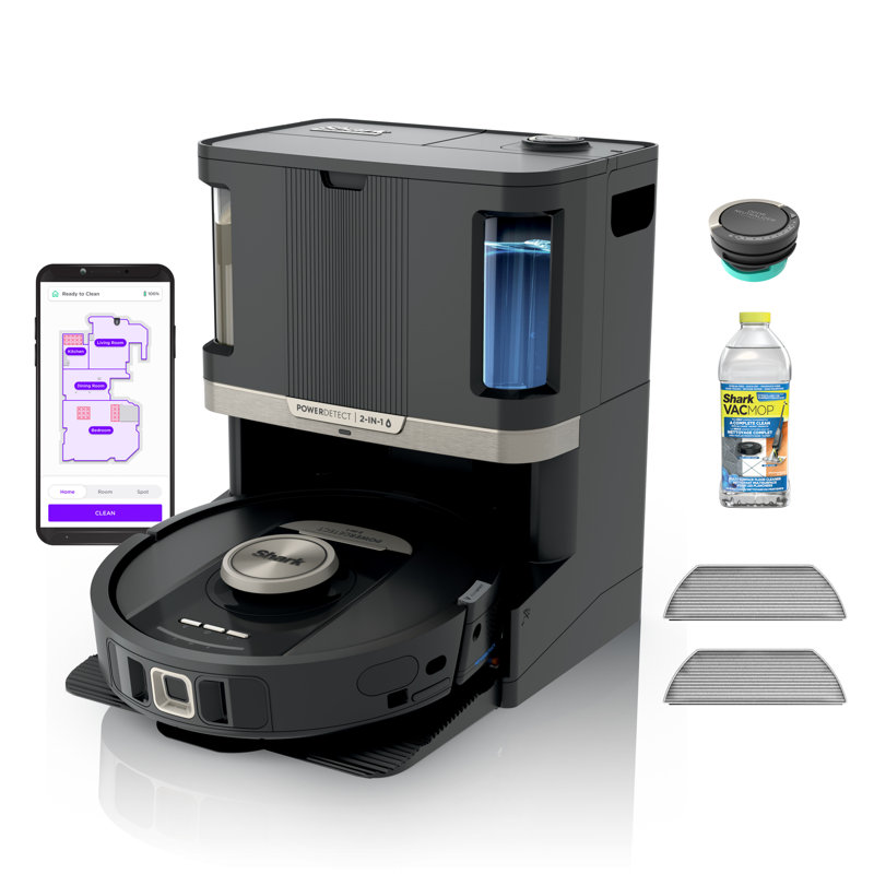 Shark Powerdetect 2-In-1 Robot Vacuum And Mop With Nevertouch Pro Base