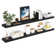 Miami 60" W x 8" D Floating Shelves Set with Invisible Wall Mount Brackets