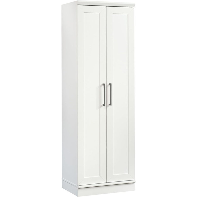 Armoire de rangement Home plus, fini blanc doux