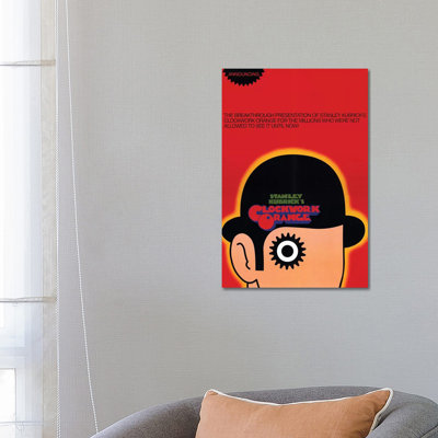 A Clockwork Orange Film Poster by Radio Days - Print on Canvas