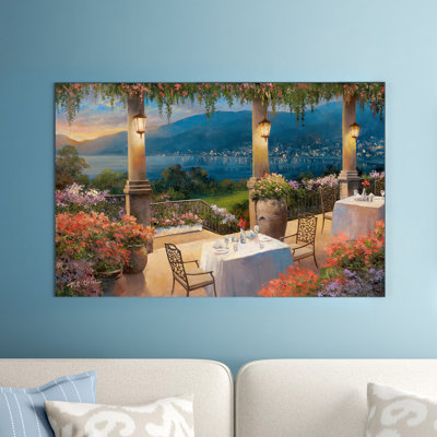 Amalfi Holiday II - Wrapped Canvas Painting