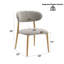 Kacey Side Chair in Grey and Natural (Set of 2)