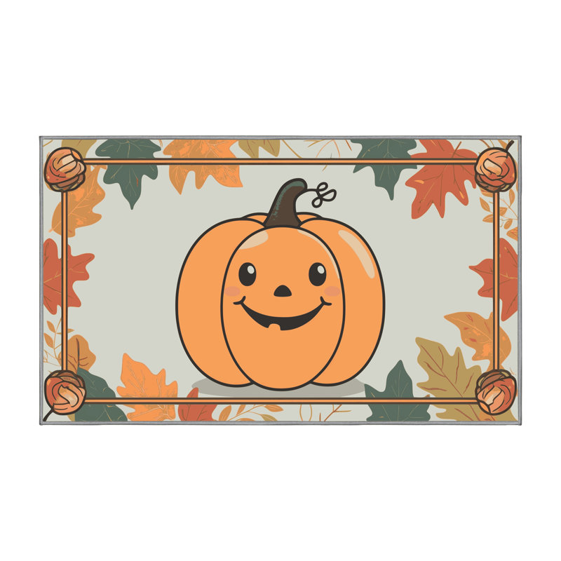 Tapis de Noël lavable The Holiday Aisle®, Rectangulaire 8 pi x 10 pi