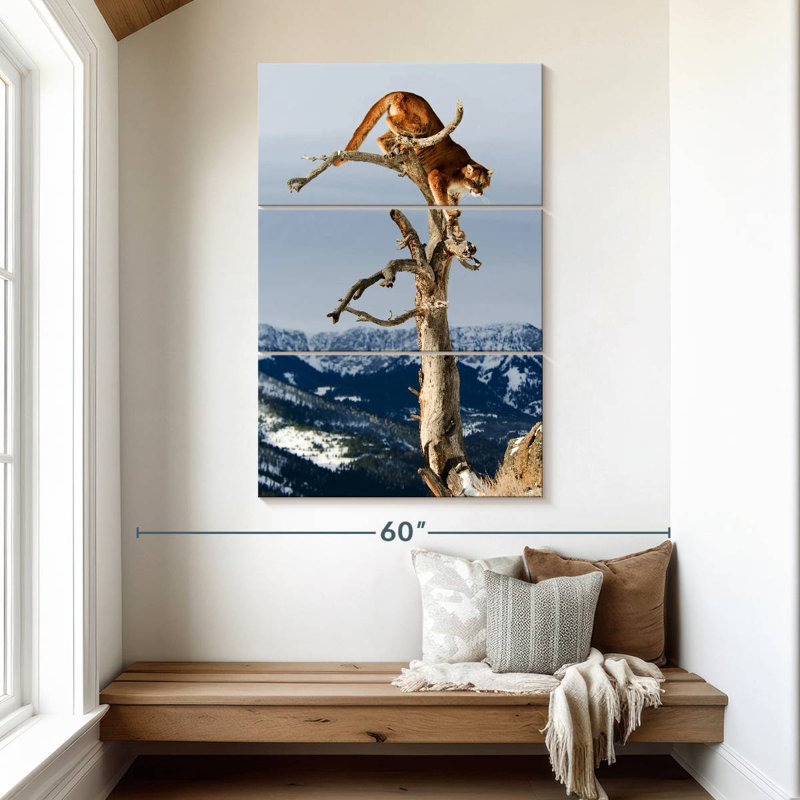 Brampt Tree Cougar, 50" H x 32" W