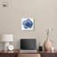 Décoration murale bleue sur toile Blue Brilliance II -2122777951-2122777947