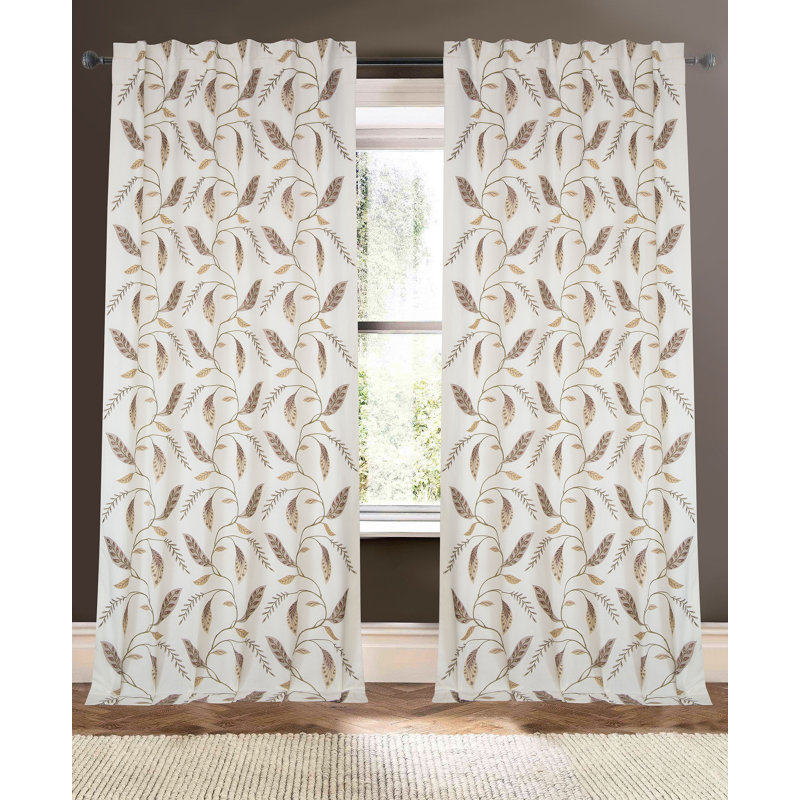 Blossom, Ivory, 50" W x 110" L