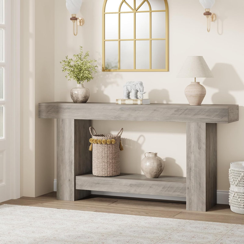 160cm Console Table, Grey