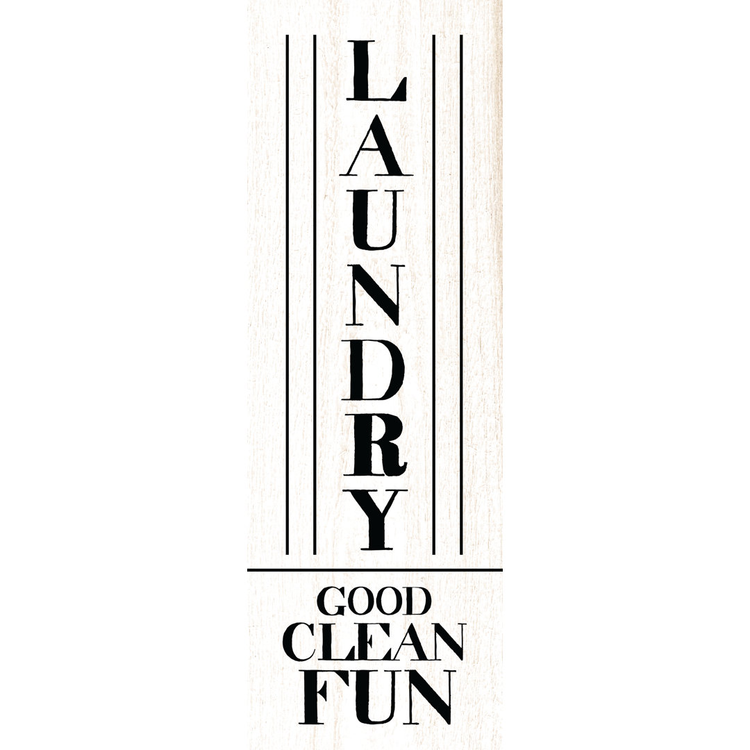 Laundry Good - Textual Art Print