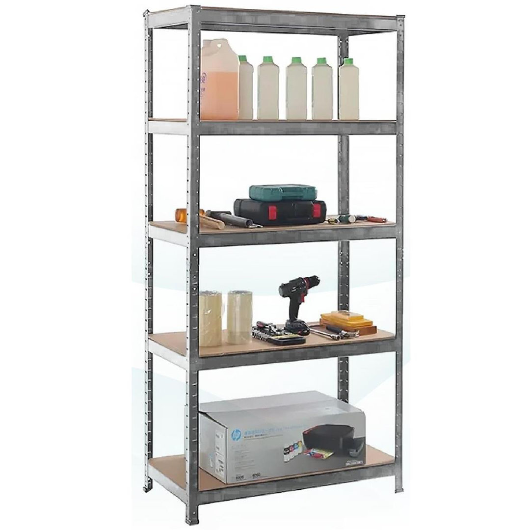 5 Tier Metal Shelving Adjustable Unit 180 H