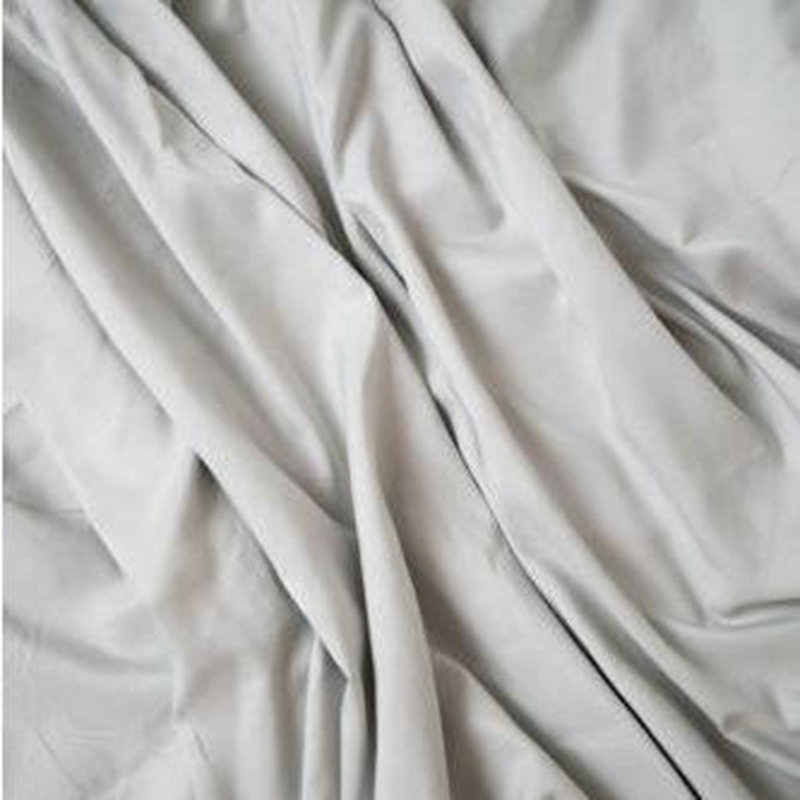 soft and skin-friendly 4-Piece Rayon From Bamboo Sheet Set, King Sheet Set  with 2 Pillowcases, Pewter