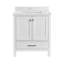 Meuble-lavabo simple 30 po avec lavabo sur pied