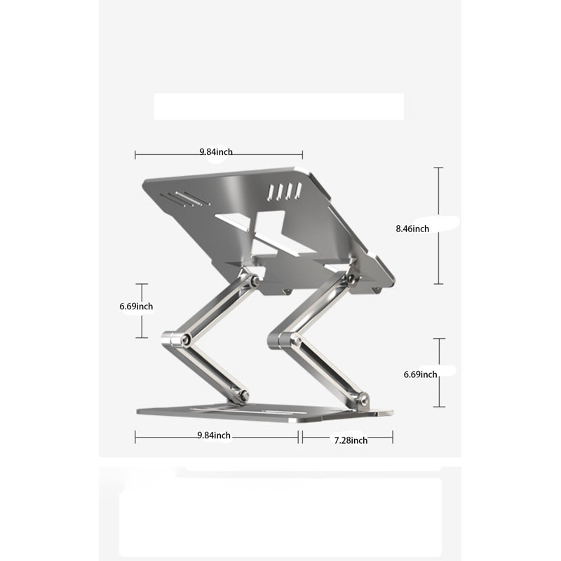 Support vertical pour ordinateur portable, Argent
