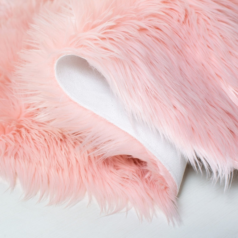 Faux Sheepskin Indoor Rug, Rectangle 3' x 4'