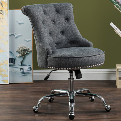 Brayden Studio Muskell Twill and Polyurethane Executive Chair