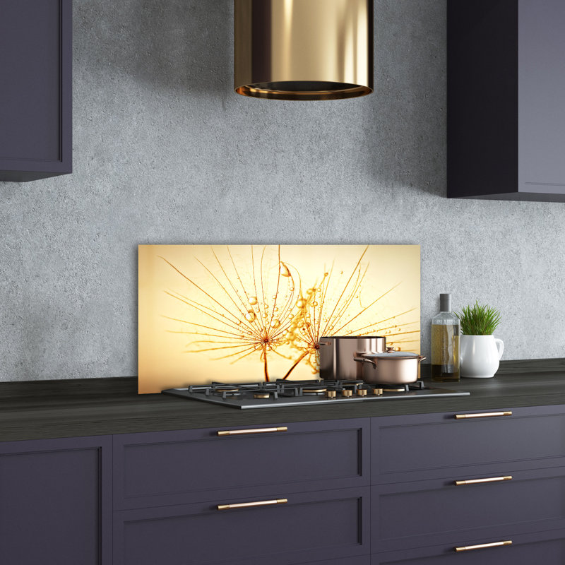 50cm W x 100cm L Glass Peel and Stick Panel