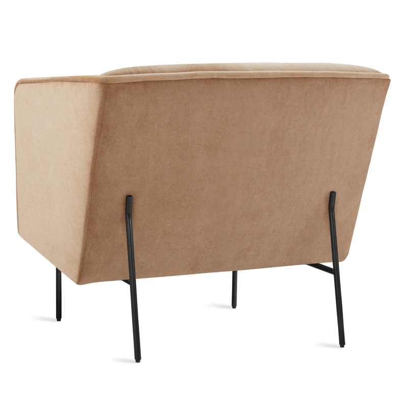 Dandy Leather Lounge Chair, Landa Stone