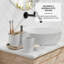 Ensemble complet d'accessoires de salle de bain 6 pièces avec accents en bambou, poubelle et brosse de toilette inclus-130198656