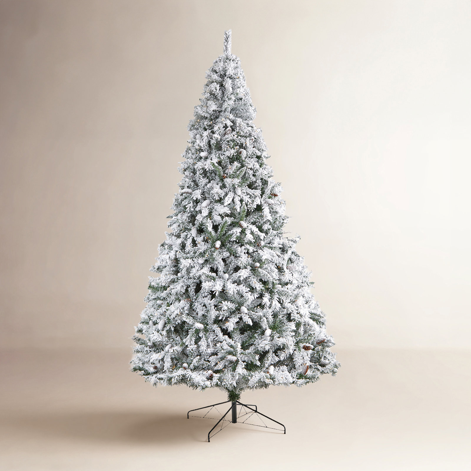 Lighted Artificial Christmas Tree, 10' H