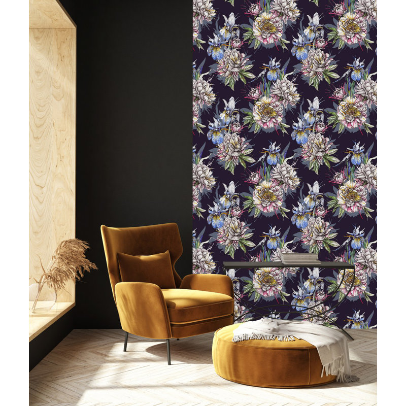 Carreau de papier peint l 25 po, L 2,09 pi x L 10,42 pi