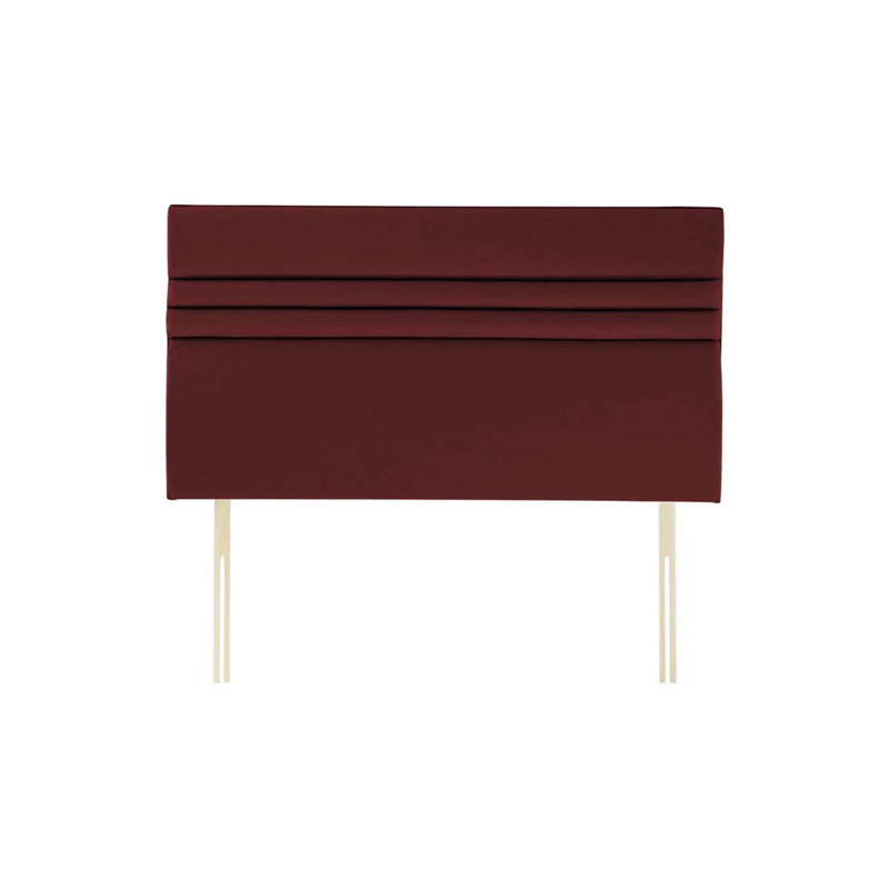 Erharuyi Upholstered Headboard, Small Single (2'6), Burgundy
